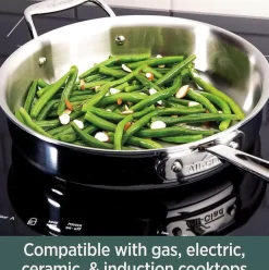 Bd5 Stainless Steel 4 Qt. Soup Pot And Ladle Set><noscript><img width=