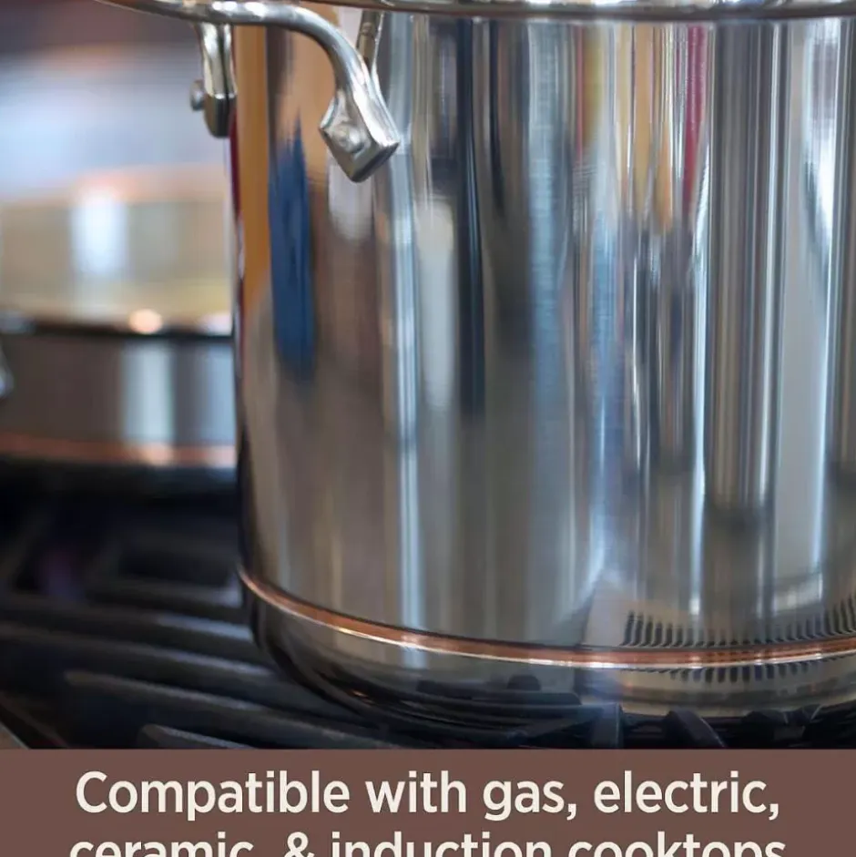 Copper Core 5-Ply Bonded Cookware, Sauce Pan With Lid, 2 Quart>All-Clad Discount
