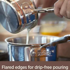 Copper Core 5-Ply Bonded Cookware, 4 Quart Sauce Pan With Lid><noscript><img width=