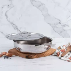 Copper Core 5-Ply Bonded Cookware, Essential Pan, 6 Quart><noscript><img width=