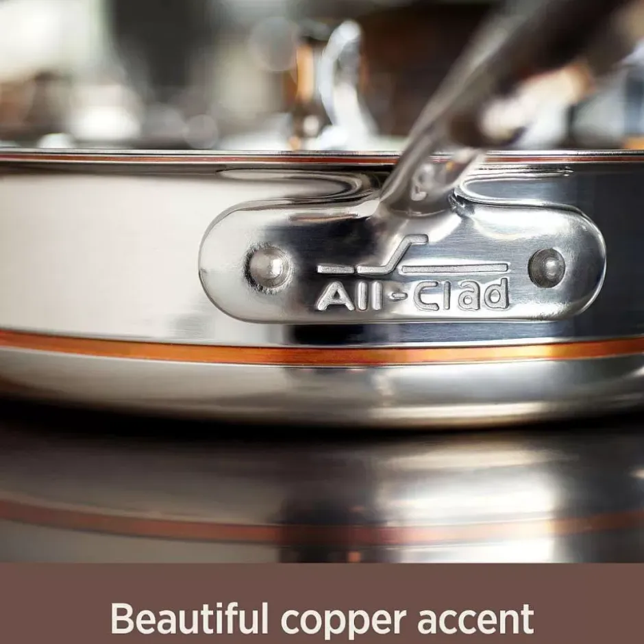 Copper Core 5-Ply Bonded Cookware, Stockpot With Lid, 8 Quart>All-Clad Discount
