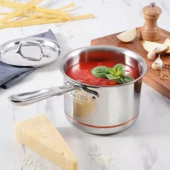 Copper Core 5-Ply Bonded Cookware Set, 5 Piece><noscript><img width=