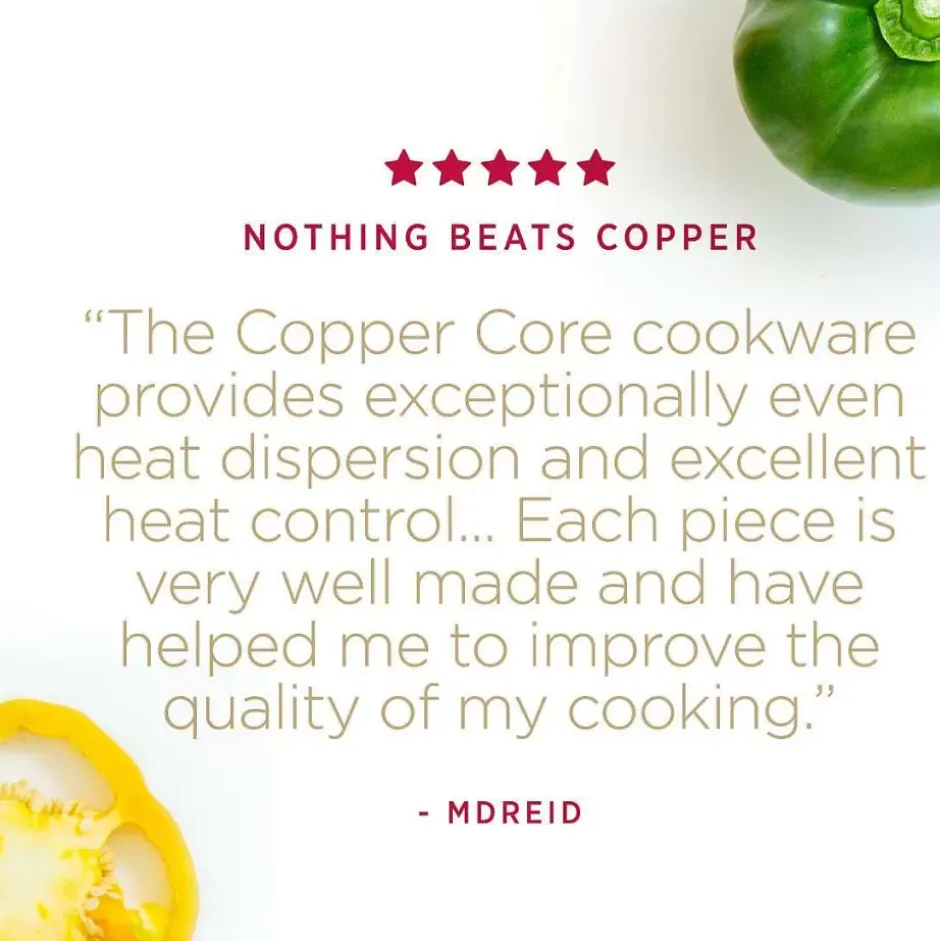 Copper Core 5-Ply Bonded Cookware Set, 14 Piece Set>All-Clad Discount