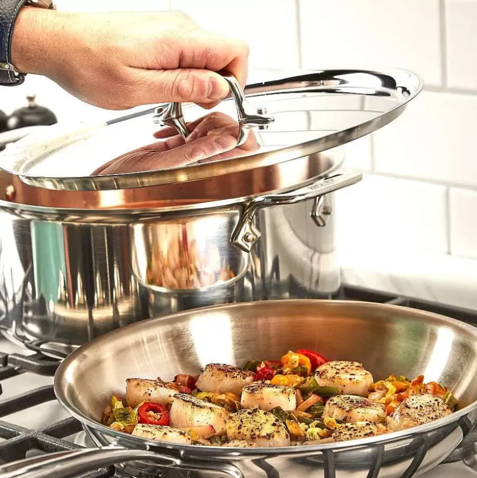 D3 Everyday Stainless 3-Ply Bonded Cookware, 5 Piece Set>All-Clad Online
