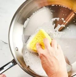 D5 Stainless Brushed 5-Ply Bonded Cookware, Saute Pan With Lid, 6 Quart><noscript><img width=
