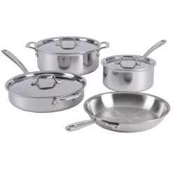 D3 Stainless Everyday, 7 Piece Pots And Pans Cookware Set><noscript><img width=
