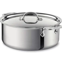 D3 Stainless Everyday 3-Ply Bonded Cookware, Stockpot With Lid, 6 Quart>All-Clad Hot