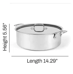 D3 Stainless Everyday 3-Ply Bonded Cookware, Stockpot With Lid, 6 Quart><noscript><img width=