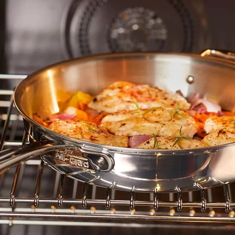 D3 Stainless Everyday 3-Ply Bonded Cookware, Skillet, 8.5 Inch>All-Clad Best