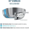 D3 Stainless Everyday 3-Ply Bonded Cookware, Skillet, 12.5 Inch>All-Clad New