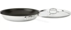 D3 Stainless Nonstick Fry Pan With Lid, 12 Inch><noscript><img width=