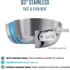 D3 Stainless 3-Ply Bonded Cookware, Sauce Pan With Lid, 1 Quart>All-Clad New