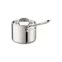 D3 Stainless 3-Ply Bonded Cookware, Sauce Pan With Lid, 1.5 Quart><noscript><img width=