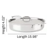 D3 Stainless 3-Ply Bonded Cookware, Mother Of All Pans With Lid, 6 Quart>All-Clad Fashion