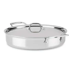 D3 Stainless 3-Ply Bonded Cookware, Mother Of All Pans With Lid, 6 Quart>All-Clad Fashion