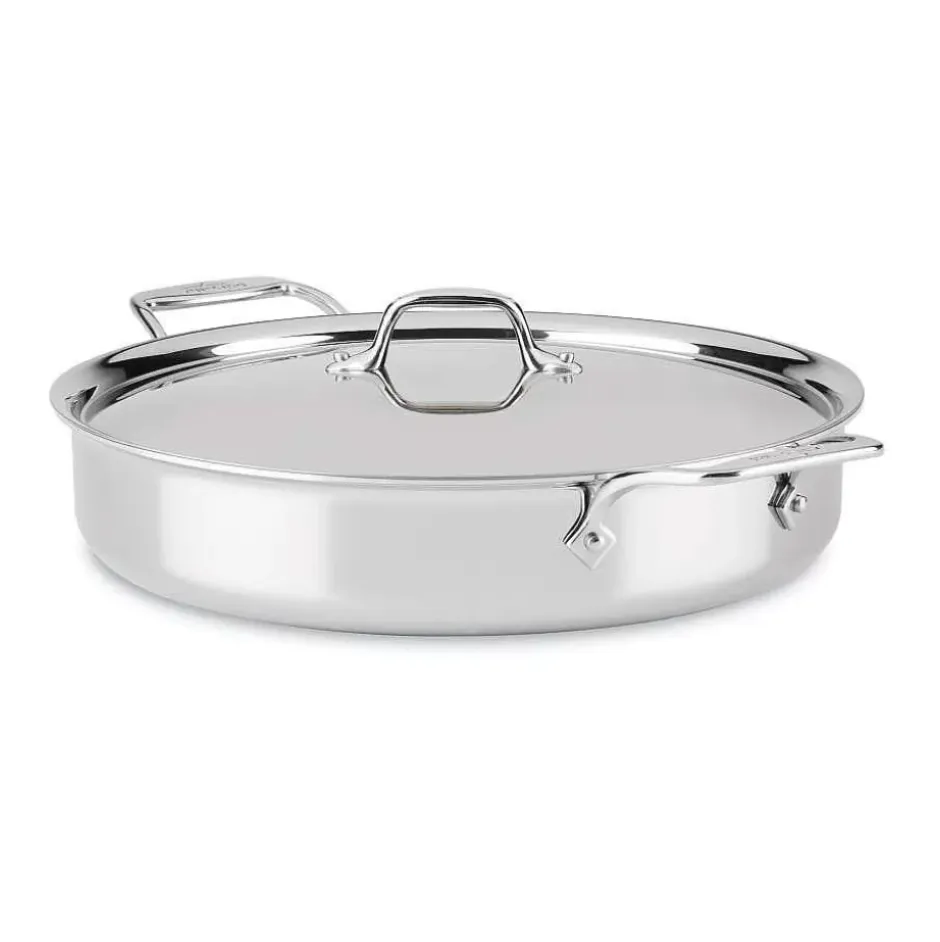 D3 Stainless 3-Ply Bonded Cookware, Mother Of All Pans With Lid, 6 Quart>All-Clad Fashion