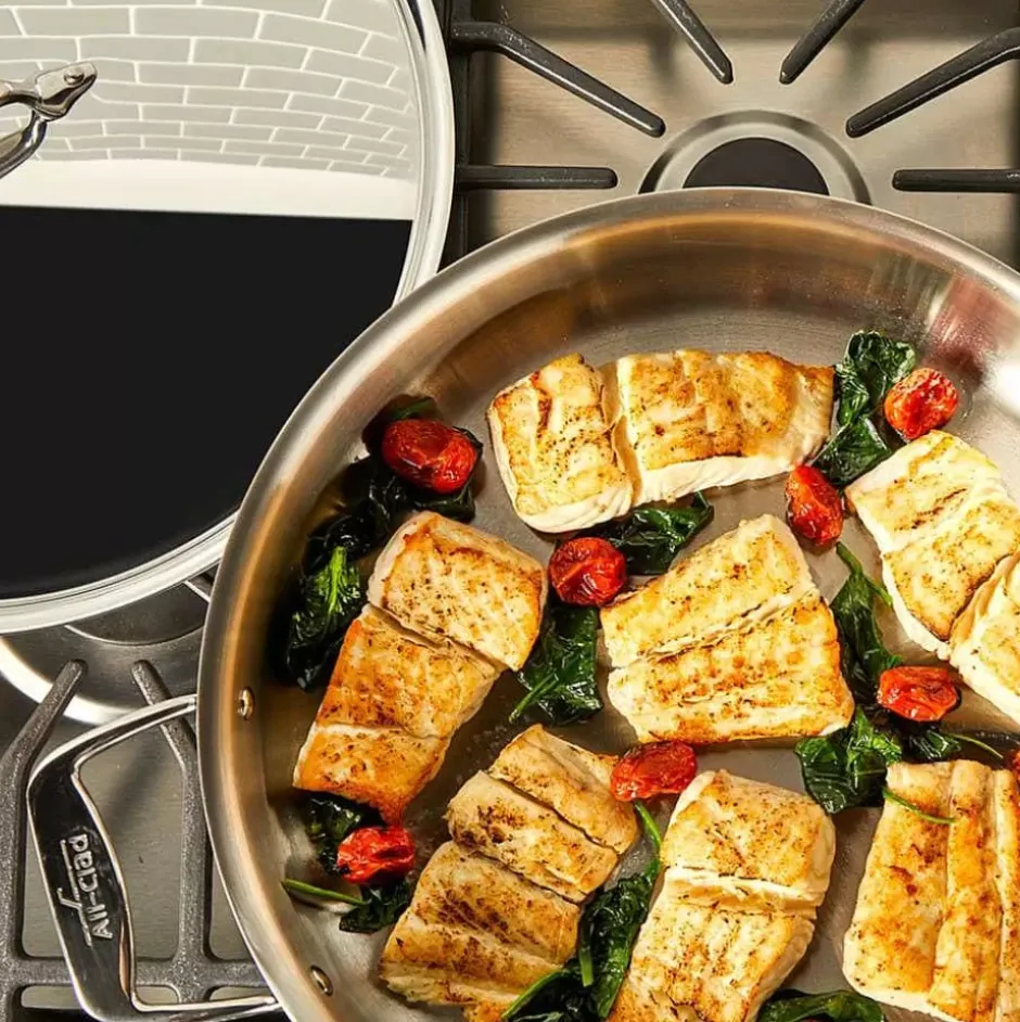 D3 Stainless 3-Ply Bonded Cookware, Mother Of All Pans With Lid, 6 Quart>All-Clad Fashion