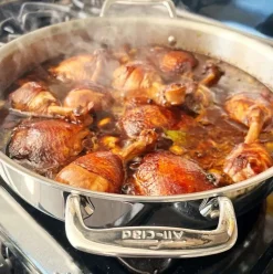 D3 Stainless 3-Ply Bonded Cookware, Mother Of All Pans With Lid, 6 Quart><noscript><img width=