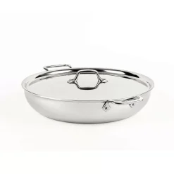 D3 Stainless 3-Ply Bonded Cookware, Sunday Supper Pan With Lid, 7 Quart>All-Clad Discount