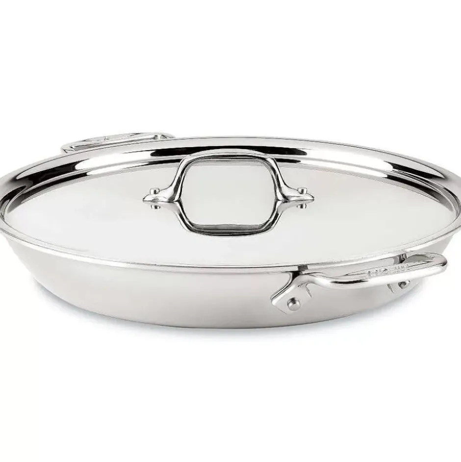 D3 Stainless 3-Ply Bonded Cookware, Universal Pan With Lid, 3 Quart>All-Clad New