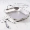 D3 Stainless 3-Ply Bonded Cookware, Large Flared Roaster With Rack And Two Turkey Forks>All-Clad Sale