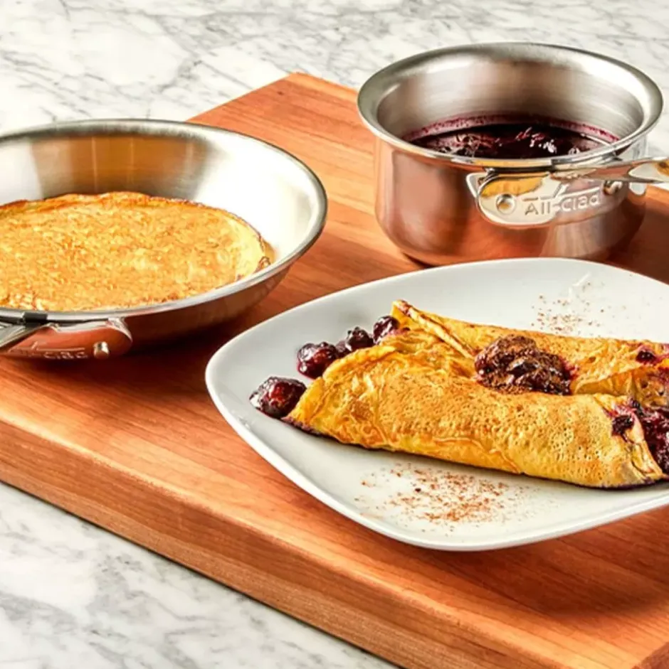 D3 Stainless 3-Ply Bonded Cookware Set, 2 Piece Kitchen Helper Set>All-Clad Hot