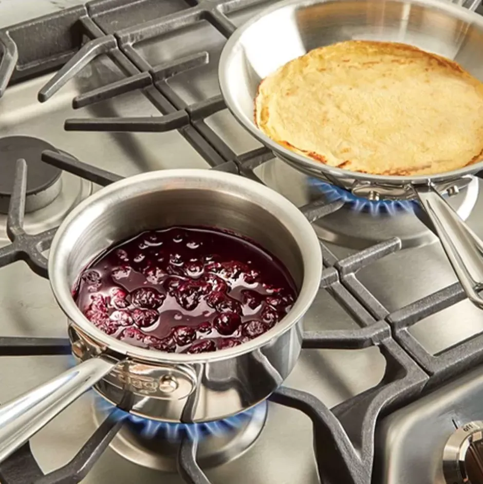 D3 Stainless 3-Ply Bonded Cookware Set, 2 Piece Kitchen Helper Set>All-Clad Hot