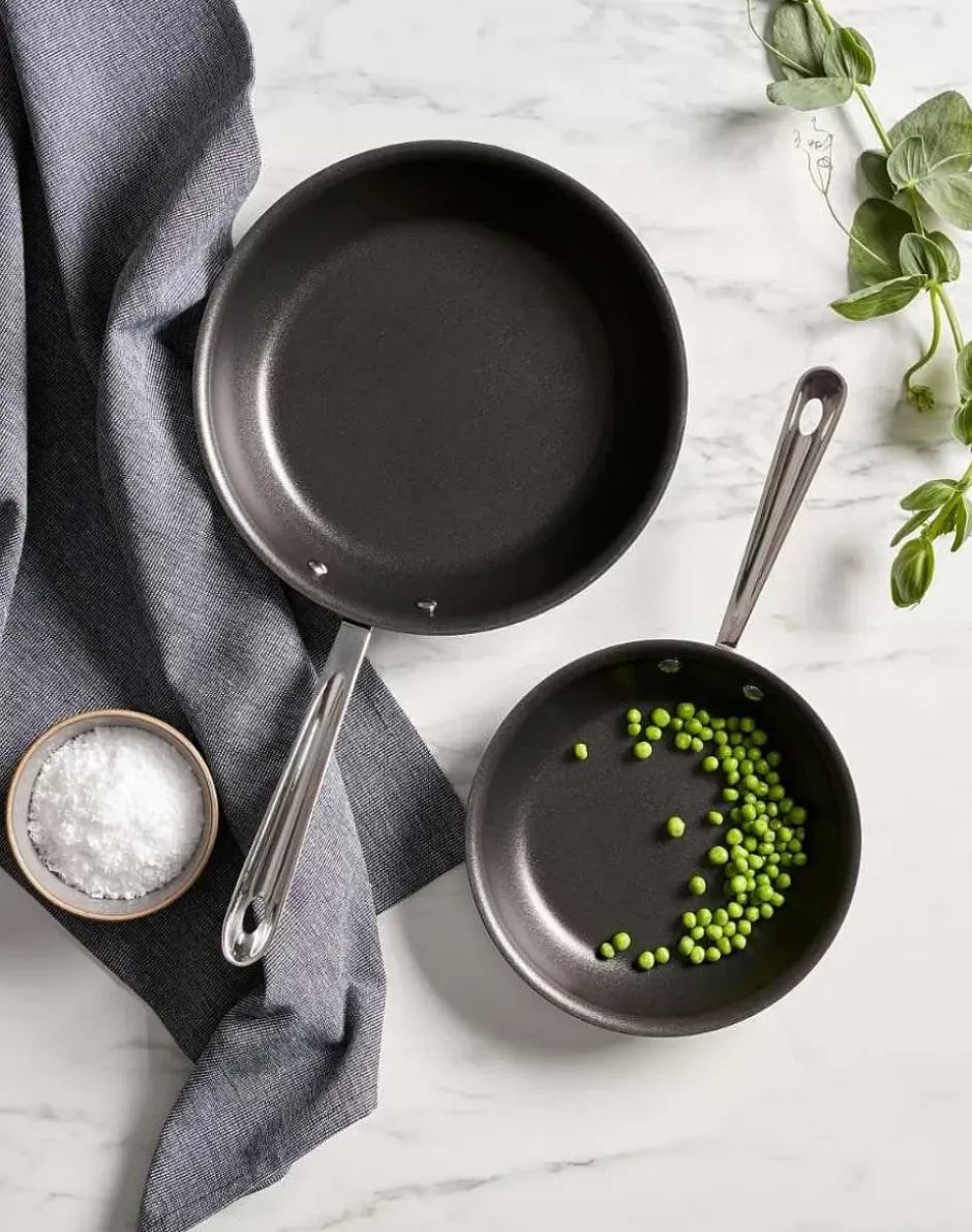 D3 Stainless 3-Ply Bonded Cookware, Nonstick 2 Piece Fry Pan Set, 8 & 10 Inch>All-Clad Outlet