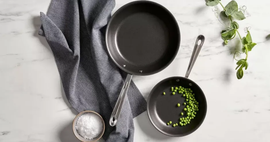D3 Stainless 3-Ply Bonded Cookware, Nonstick 2 Piece Fry Pan Set, 8 & 10 Inch>All-Clad Outlet