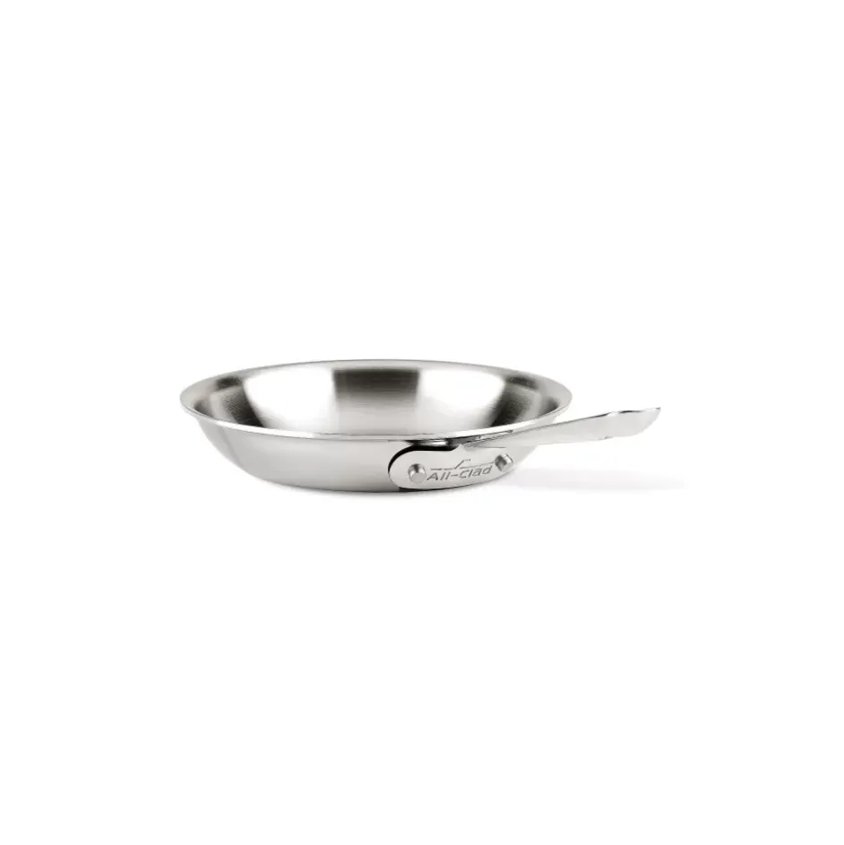 D3 Stainless 3-Ply Bonded Cookware, Stainless Steel Fry Pan, 8 Inch>All-Clad Hot
