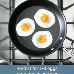 D3 Stainless 3-Ply Bonded Cookware, Nonstick Egg Perfect Pan, 9 Inch><noscript><img width=
