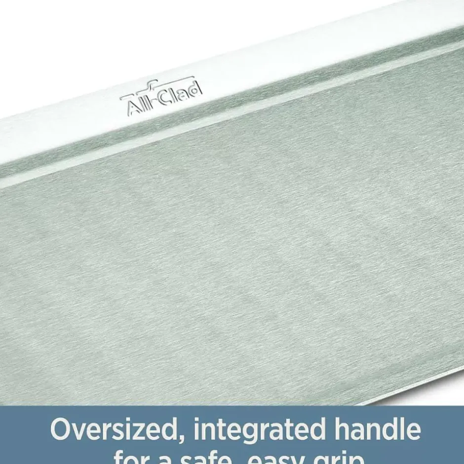 D3 Stainless 3-Ply Bonded Ovenware, Roasting Sheet, 10 X 14 Inch>All-Clad New