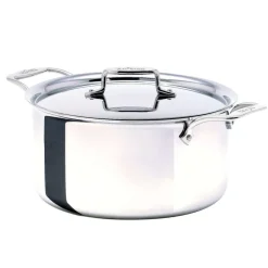 D5 Stainless Polished 5-Ply Bonded Cookware, Stockpot With Lid, 8 Quart><noscript><img width=
