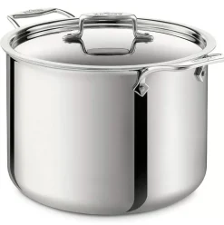 D5 Stainless Polished 5-Ply Bonded Cookware, Stockpot With Lid, 12 Quart><noscript><img width=