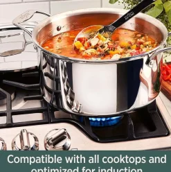 D5 Stainless Polished 5-Ply Bonded Cookware, Steamer Set, 3 Quart>All-Clad Sale