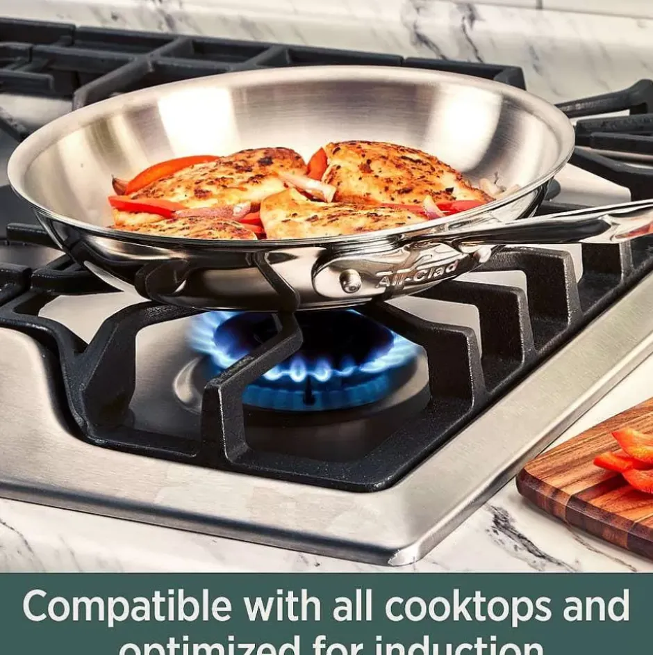 D5 Stainless Polished 5-Ply Bonded Cookware, Fry Pan, 8 Inch>All-Clad Sale