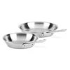 D5 Stainless Polished 5-Ply Bonded Cookware Set, 8.5 & 10.5 Inch Deep Skillets>All-Clad Hot