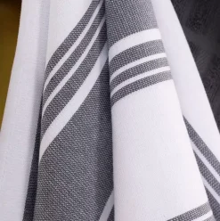 Dual Kitchen Towel Set, Pewter, 3 Pieces><noscript><img width=