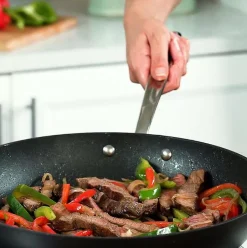 Essentials Hard Anodized Nonstick Cookware, 2 Piece Fry Pan Set, 10.5 And 12 Inch><noscript><img width=