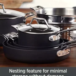 Essentials Nonstick Cookware, Small Roaster With Rack, 11 X 14 Inch><noscript><img width=
