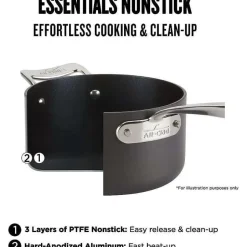 Essentials Nonstick Cookware, Small Roaster With Rack, 11 X 14 Inch><noscript><img width=