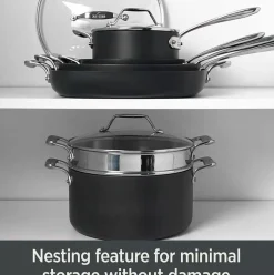 Essentials Nonstick Cookware Set, 12 Piece><noscript><img width=
