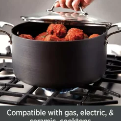 Essentials Nonstick Cookware Set, 12 Piece><noscript><img width=