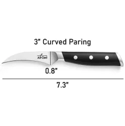 Forged Knives, Curved Paring Knife, 3 Inch>All-Clad Fashion