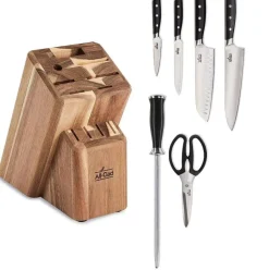 Forged Knives, Knife Block Set, 7 Piece><noscript><img width=