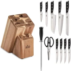 Forged Knives 12-Piece Knife Block Set><noscript><img width=