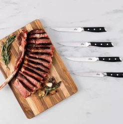 Forged Knives 4-Piece Steak Knife Set><noscript><img width=