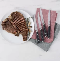Forged Knives 4-Piece Steak Knife Set><noscript><img width=