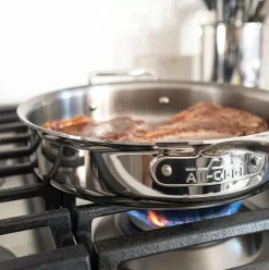 G5® Graphite Core Stainless Steel 5-Ply Bonded Cookware, Saute Pan With Lid, 3 Quart><noscript><img width=