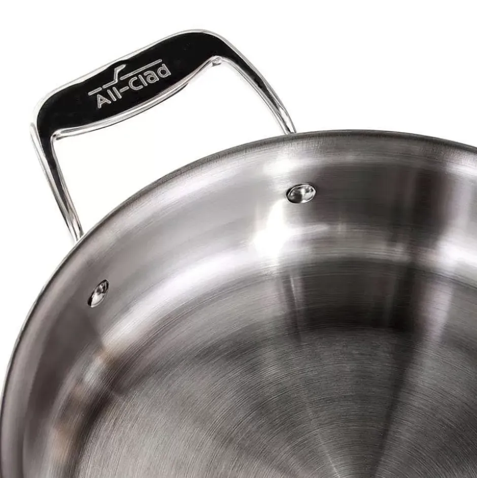 G5® Graphite Core Stainless Steel 5-Ply Bonded Cookware, Stockpot With Lid, 8 Quart>All-Clad Hot